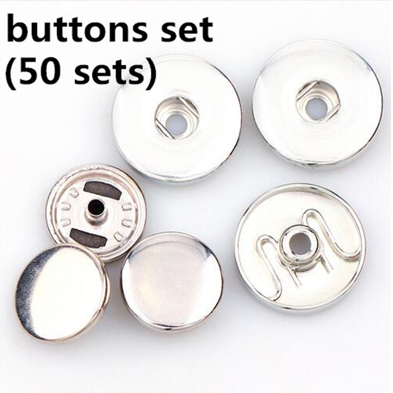 Snap Fastener Set - 50 zestawów 12mm/18mm gwintowanie Snap zestaw