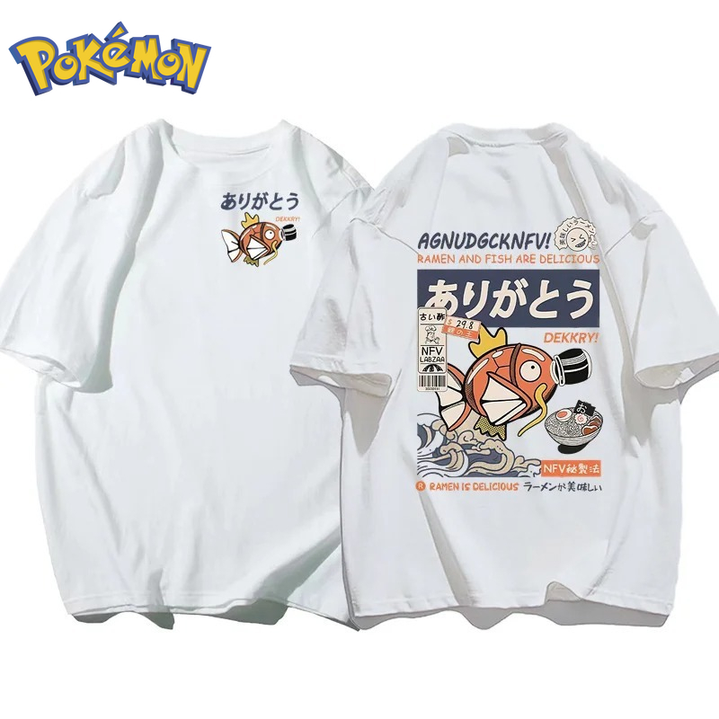 Pokeball Cosplay Prop - Koszulka z nadrukiem Pokemon Magikarp Ramen