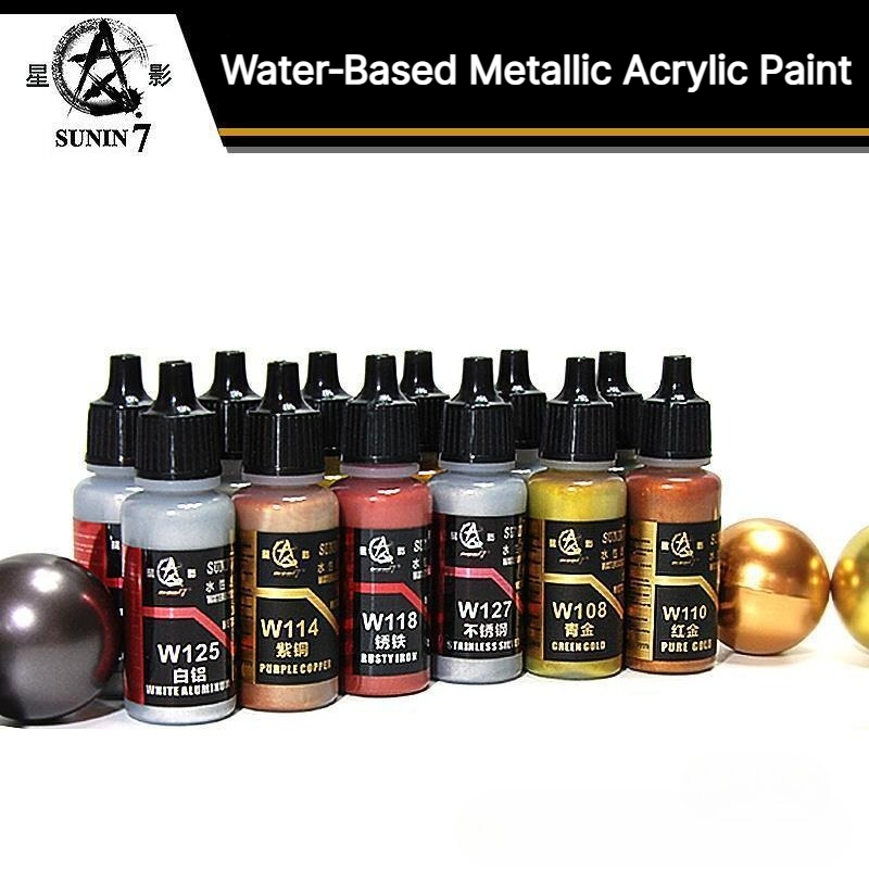 Metallic Spray Paint - SUNIN 7 W101-124 20ml Ekologiczna farba