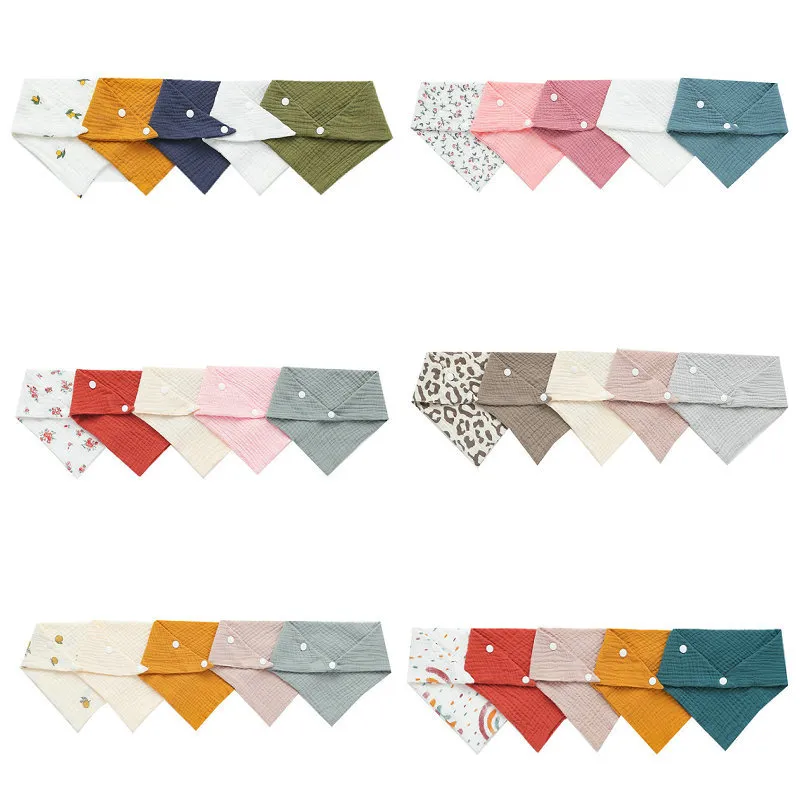 Snap Fastener Set - 5 sztuk/zestaw śliniaki dla noworodków śliniaki