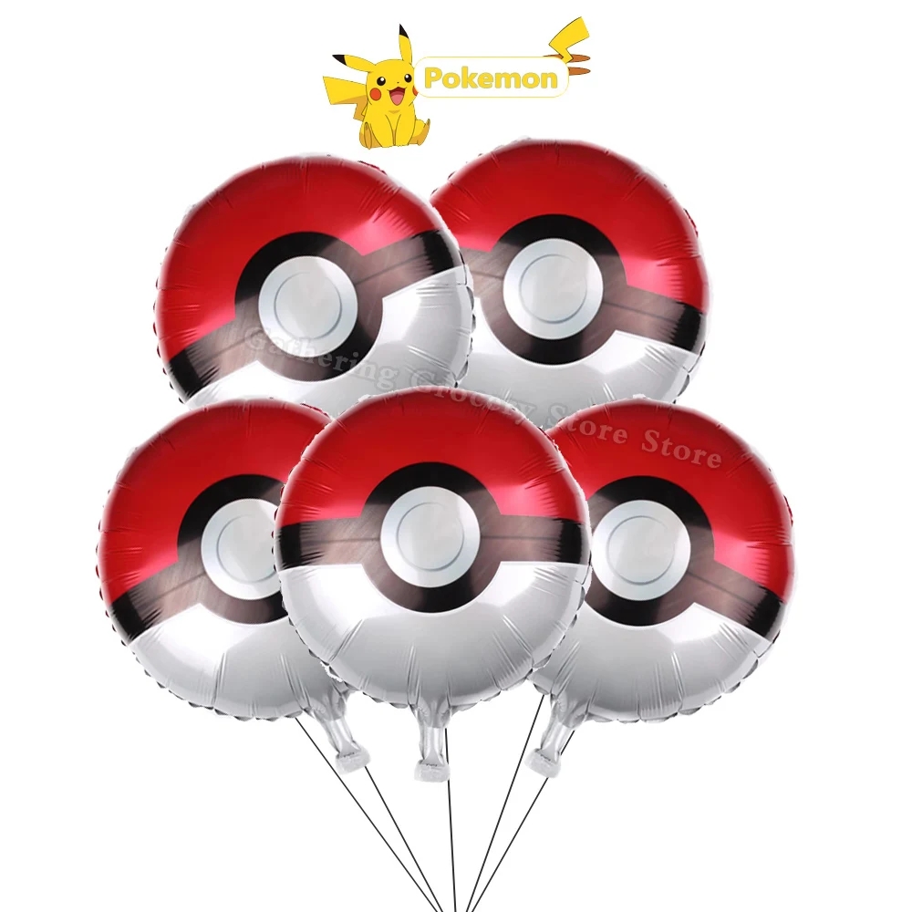 Pokeball Cosplay Prop - 5 szt. Urocze balony z folii