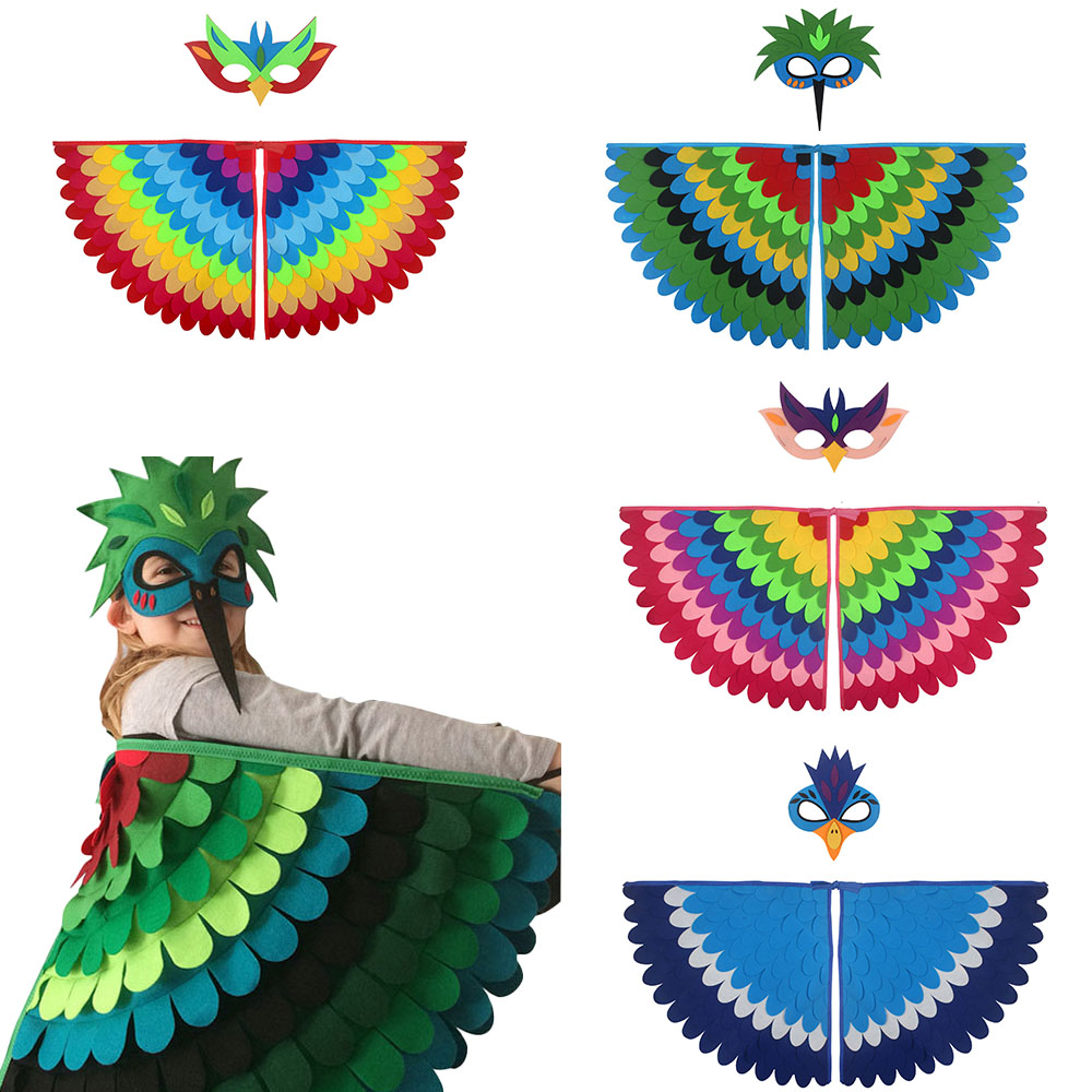Free Cosplay Prop Patterns - Uroczy strój ze skrzydłami sowy, filcowy