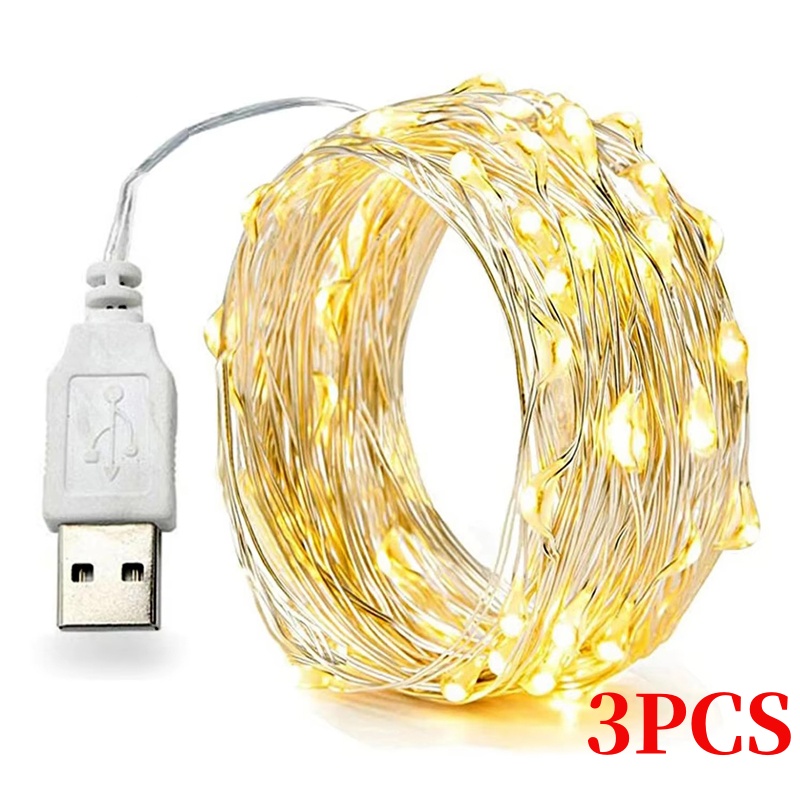 Led El Wire - 3 szt. 5/10/20M drut miedziany LED