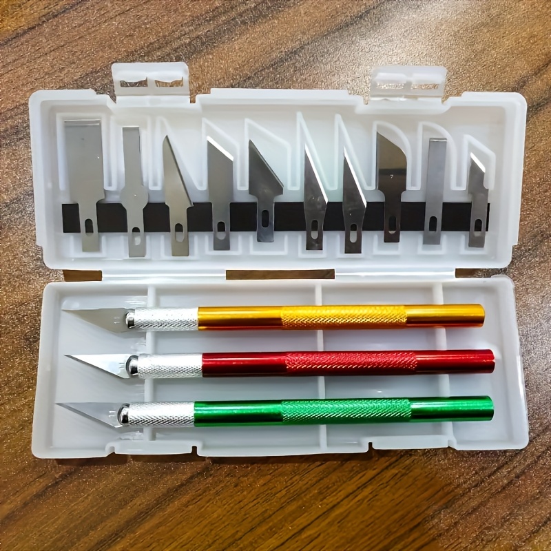 Craft Knife Set - 13-częściowy zestaw noży do grawerowania ze