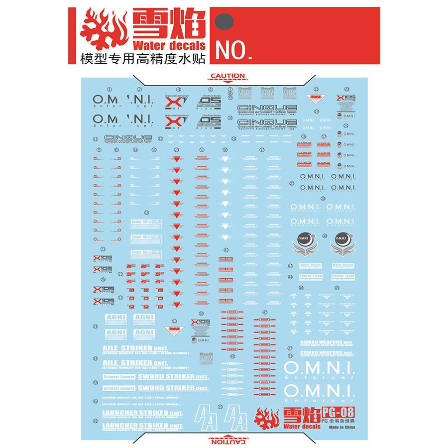 Naklejki fluorescencyjne Snowf – Bandai Gundam Hg recenzja i cena