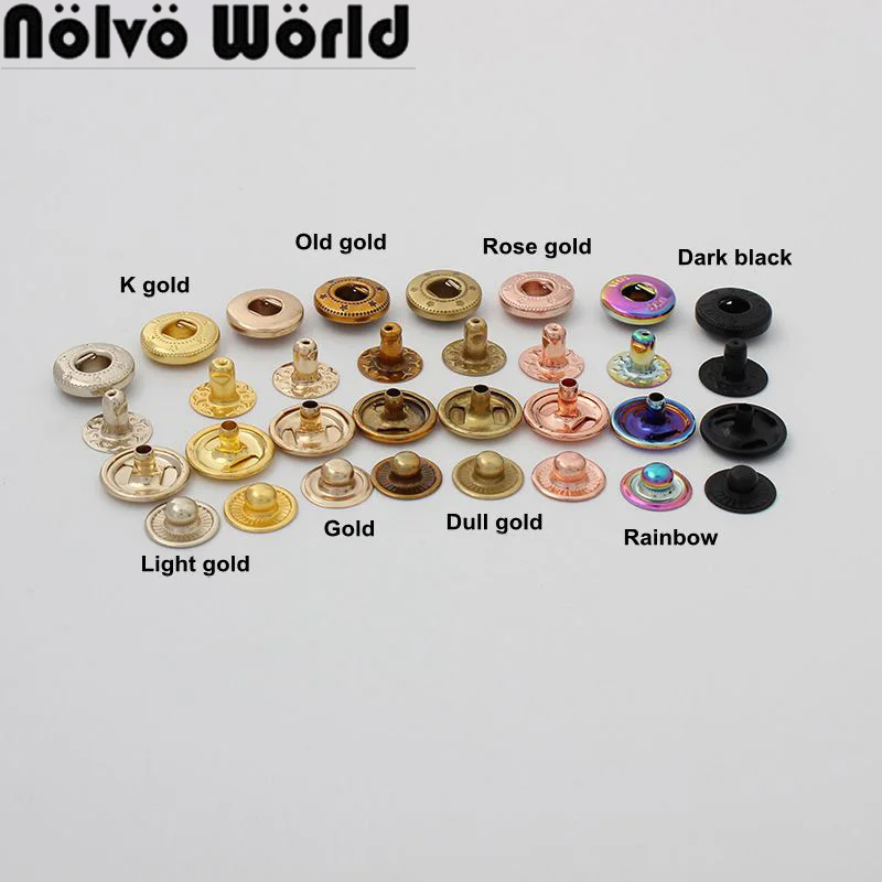 20-100 zestawów tęczowych 12 m – Snap Fastener Set recenzja i cena