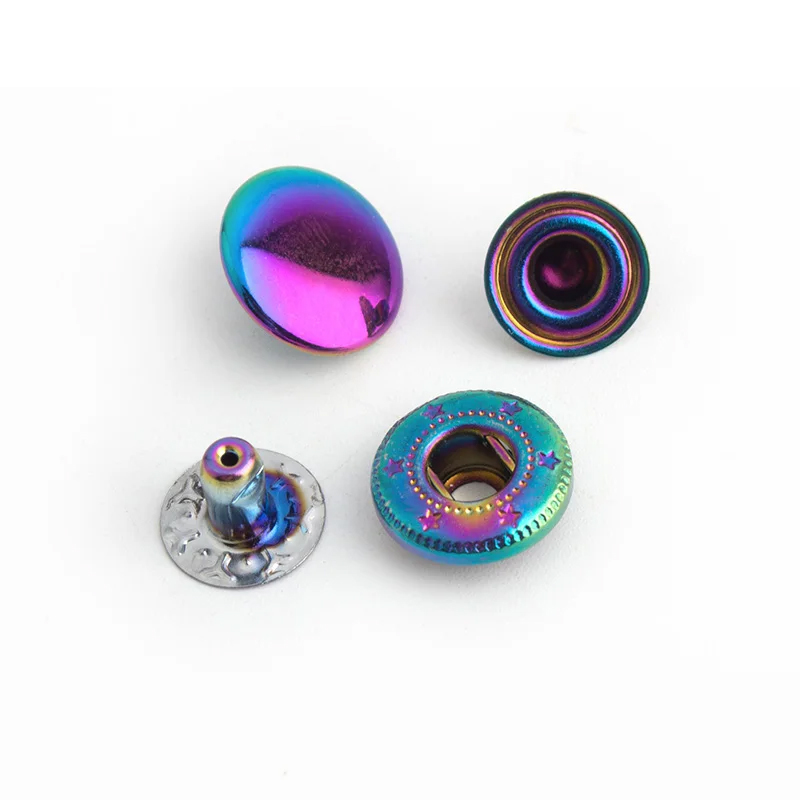 20-100 zestawów tęczowych 12 m – Snap Fastener Set recenzja i cena