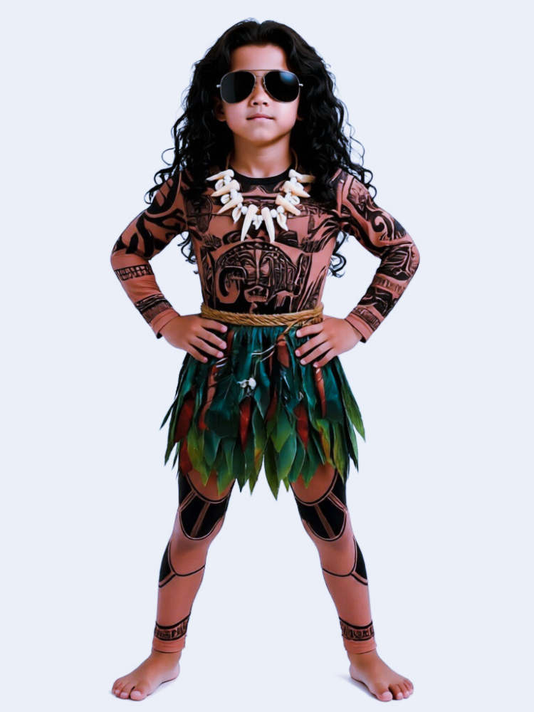 Letni strój Moana Maui dla chł – Free Cosplay Prop Patterns recenzja i cena