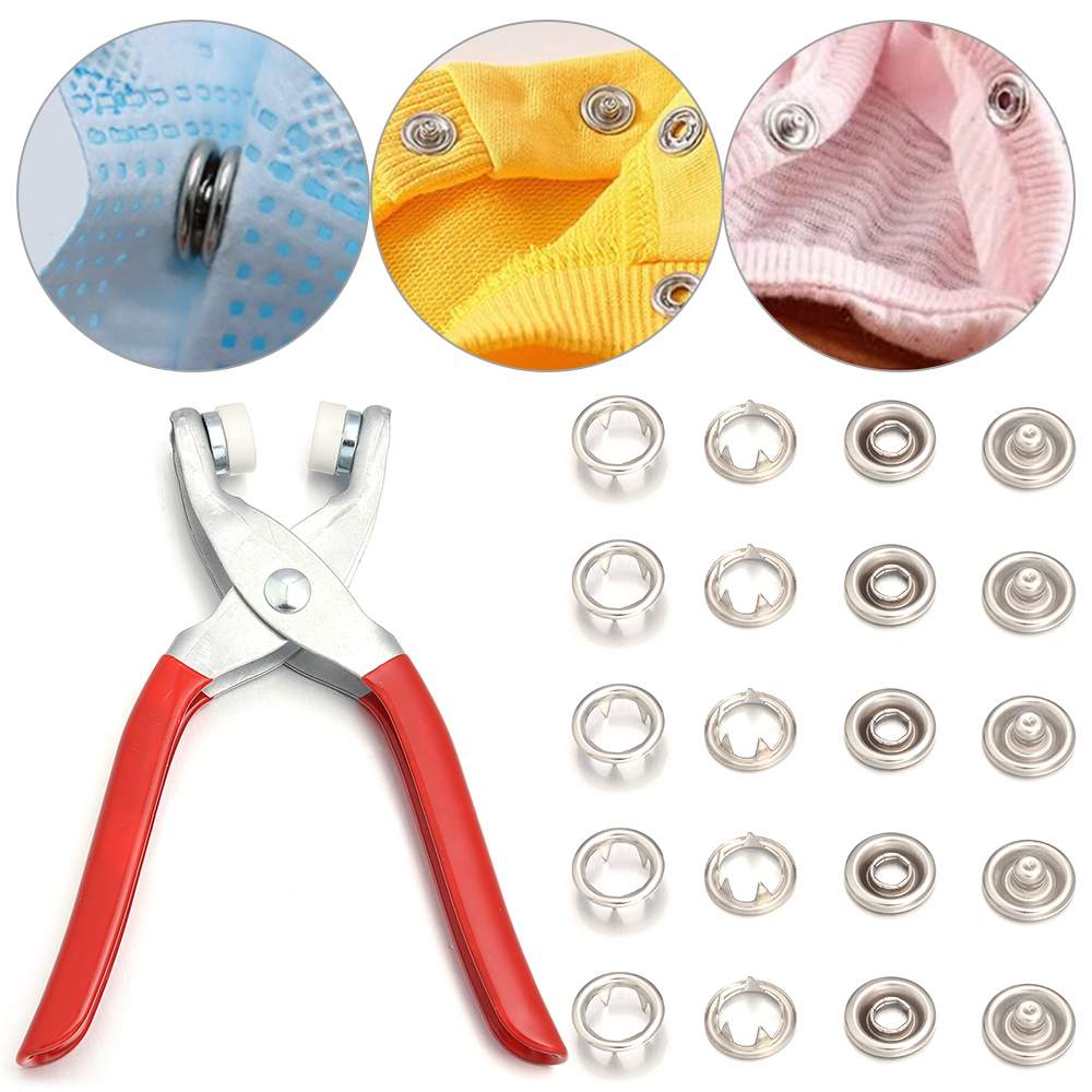 50 zestawów 7.5/9.5/11mm Zatrz – Snap Fastener Set recenzja i cena