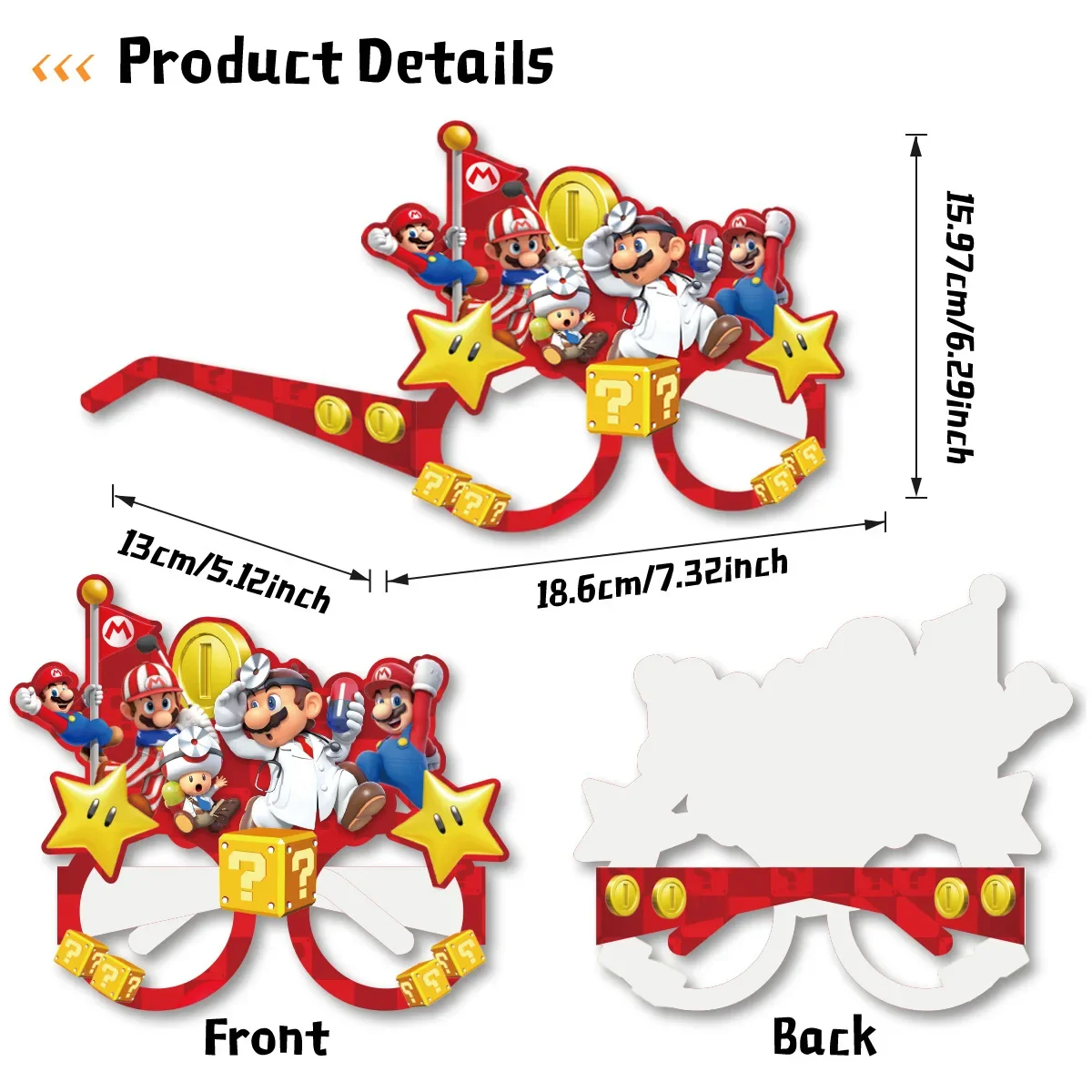 8 szt. Dziecięce okulary dekor – Cosplay Fire Prop recenzja i cena