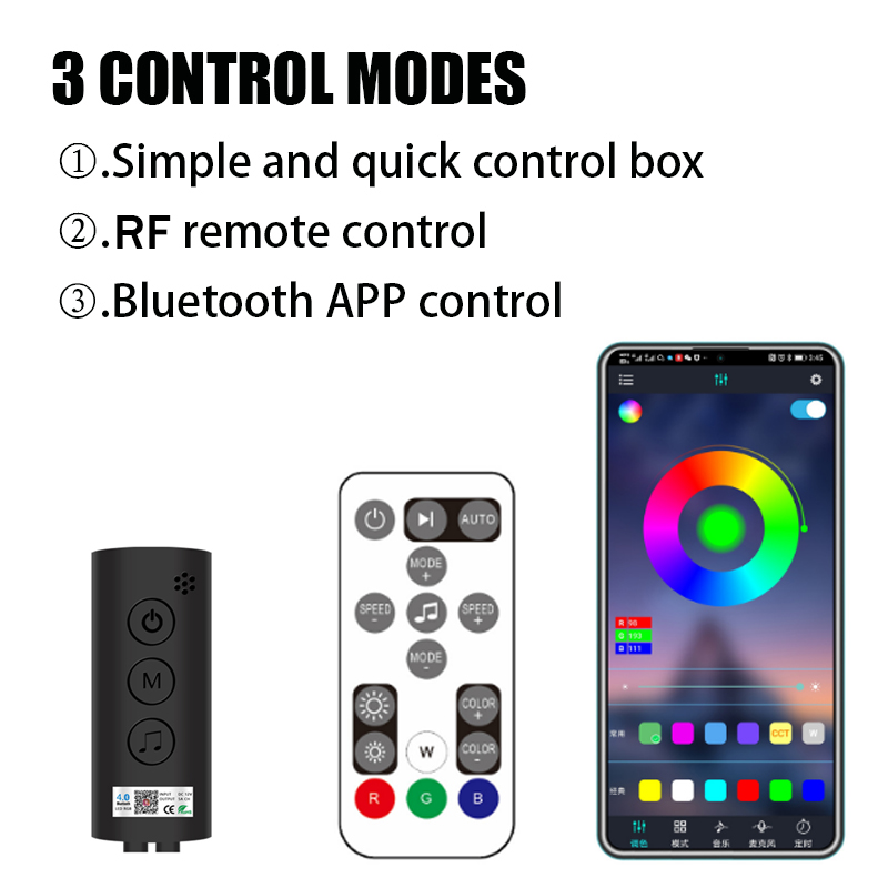 48 LED Remote App Control Ligh – Led El Wire recenzja i cena