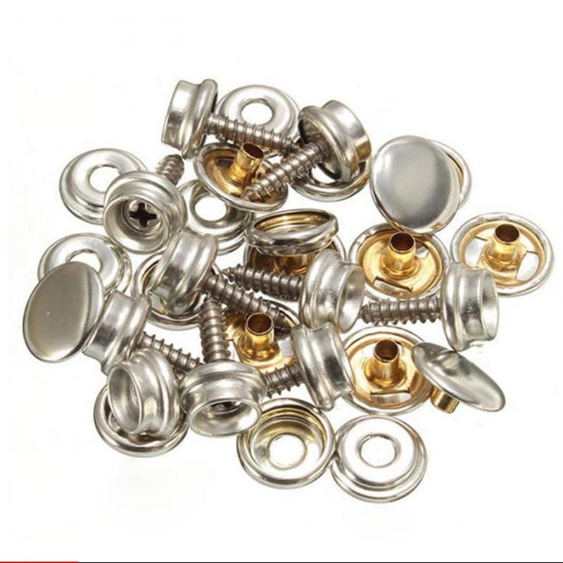 10-zestaw zatrzasków ze stali  – Snap Fastener Set recenzja i cena