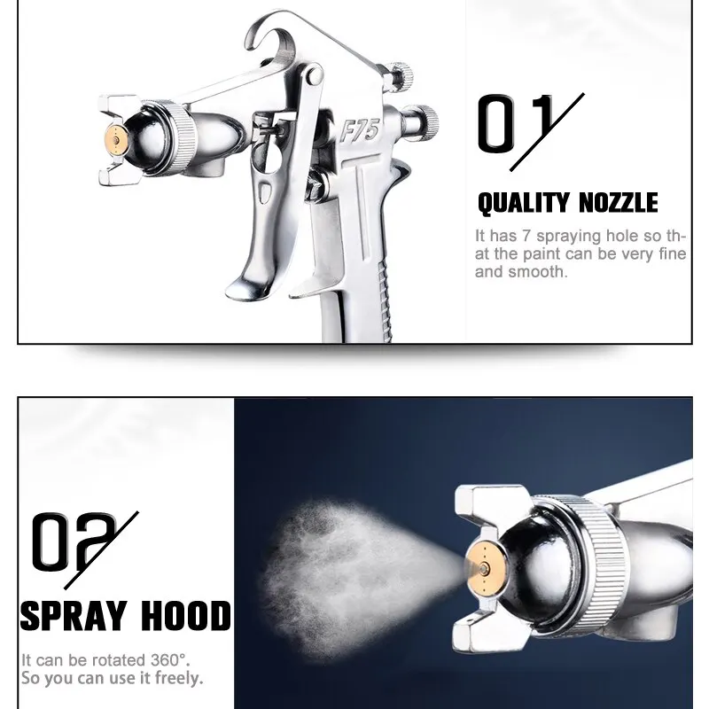 Pistolet natryskowy F-75 z reg – Metallic Spray Paint recenzja i cena