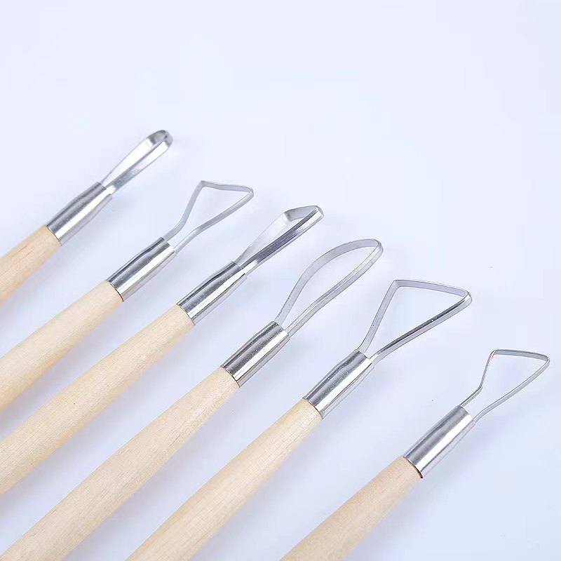 6 sztuk drewniany uchwyt wosk  – Craft Knife Set recenzja i cena